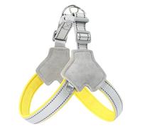 Harnais d'armoire pour chien, harnais pour chien sans traction, harnais pour chien en forme de Y sans clip avant de traction réfléchissant - Confortable réglable pour chiots - Accessoires de dressage