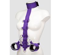 Harnais de buste avec menottes Purple Reins