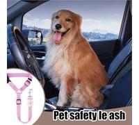 Harnais De Ceinture De Sécurité pour Chien en Voiture,Corde Ajustable Et Résistante | Harnais De Sécurité pour Petit Chat - pour Animaux Petit Moyen Grand Voyage Routier Déplacement Conduite