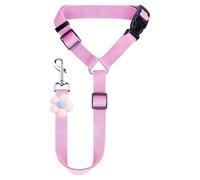 Harnais de ceinture de sécurité pour chien | Laisse rétractable de sécurité | Harnais de véhicule Chien Ceinture de sécurité,Pour chatons chiots Voyage Voyage en voiture Conduite Sécurité Protection