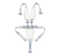 Harnais de chaise d'alimentation pour bébé - 5 points - Réglable - Coussinets d'épaule en polyuréthane - Compatible avec la plupart des poussettes - Sangles réglables pour bébé