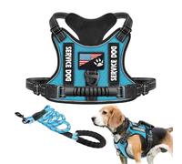 Harnais de chasse pour chiens - Harnais pour animaux de compagnie non Pull - Harnais pour animaux de compagnie nople anti-tir - et doux - Harnais pour chien facile - Gilet de service pour chiens