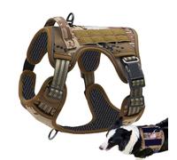 Harnais de Chien, Pas de Harnais de Gilet de Traction, Collier de Conception Robuste, équipement d'entraînement pour Animaux de Compagnie pour Moyens, Grands Chiens, Sauvetage en Plein air, Chasse,