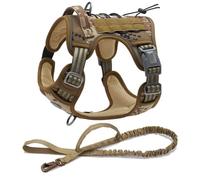 Harnais De Chien Tactique Militaire Reflet De L'extérieur Rembourré en Nylon,B,M