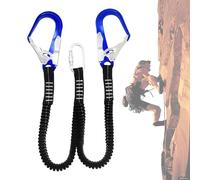Harnais de construction | Outils d'absorption des chocs avec crochet - Corde de sécurité double jambe avec absorption d' interne - Pour chiens, , arbre, voiture, escalade, toiture, voyage
