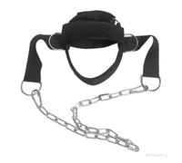 Harnais de cou et de tête avec capuchon de support de poids pour entraînement du cou pour haltérophilie, musculation,