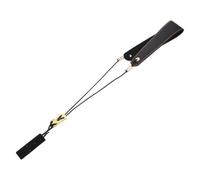 Harnais de Cou Réglable pour Clarinette et Hautbois, Support Noir | PU et Métal, Crochet Métallique avec Plaque Suspendue, Soutien Ergonomique Stable, pour Étudiants et Pros