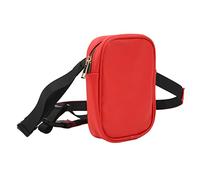 Harnais de Cuisse Sac de Jambe Sac Banane Femmes en Cuir PU Grande capacité Sac à Main de Jambe Portefeuille extérieur Stable antidérapant pour Festival de Musique Camping Course (Rouge)