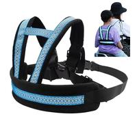Harnais de de sécurité pour enfants, sangle réglable, harnais pour enfants avec poignées, gilet voyage réfléchissant pour une conduite plus sûre avec boucle, adapté aux 2