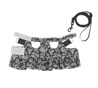 Harnais de dragon barbu, harnais de lézard réglable, harnais pour petits animaux Reptiles Reptiles d'amphibien Lizard Accessoires souples Caméléon Iguane Harnais de lézard réglable, vêtements