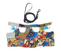 Harnais de Dragon et Laisse, Harnais de Dragon Barbu,Transporteurs Amphibiens - Fournitures d'amphibiens Reptiles, Laisse Souple réglable pour cobayes, furets Marche