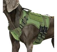 Harnais de dressage pour chien - Sans traction, antidérapant, réglable - Gilet de randonnée pour chien - Gilet d'entraînement pour la randonnée, la chasse, les voyages, la vie quotidienne, les
