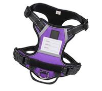 Harnais de dressage réglable pour chien avec plaque nominative confortable pour chiens de grande taille
