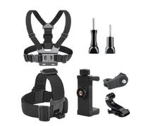 Harnais de fixation sur la poitrine pour téléphone portable multifonction | Harnais de caméra de montage sur la poitrine | Kit de support de téléphone corporel confortable | Sangle de poitrine pour