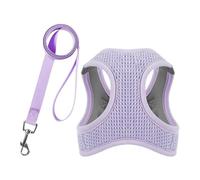 Harnais de gilet pour animaux de compagnie, harnais pour chat pour la marche - Harnais pour chats - Harnais de poitrine sûr pour chats de voyage réfléchissants ultra légers en maille temps pour grands