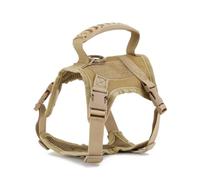 Harnais de Gilet pour Animaux de Compagnie,Harnais Tactique Réglable pour Chat avec Poignée de Commande pour Entraînement de Chasse a la Marche et a la Chasse pour Chien et Chat