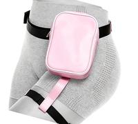 Harnais de jambe en cuir pour homme et femme, sac de cuisse pour activités de plein air, pêche, escalade, sac harnais de cuisse, b