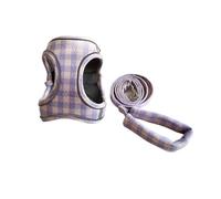 Harnais de Laisse for Animaux de Compagnie réglable Anti-Rupture Pratique Mignon Harnais de Jardinage for Animaux de Compagnie(Pink,XS)