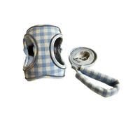 Harnais de Laisse for Animaux de Compagnie réglable Anti-Rupture Pratique Mignon Harnais de Jardinage for Animaux de Compagnie(Yellow,XL)