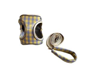 Harnais de Laisse for Animaux de Compagnie réglable Anti-Rupture Pratique Mignon Harnais de Jardinage for Animaux de Compagnie(Purple,S)