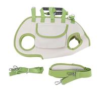 Harnais de levage complet pour chien avec sangle réglable, sac de transport respirant en tissu Oxford, support d'épaule polyvalent pour la marche et les voyages pour petits chiots (L)