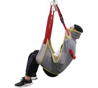 Harnais de Levage de Patient, Harnais de levage for patient avec ouverture for chaise percée, harnais en maille for tout le corps for lève-personne Hoyer, harnais de douche(X-Large)