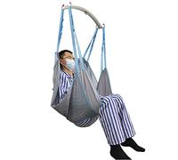 Harnais de levage de patient, harnais universel d'aide aux patients de 507lbs avec 3 poignées Harnais de transfert de patient respirant en maille pour les personnes obèses (L)