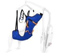 Harnais de levage intégral avec appui-tête, aide au transfert pour usage domestique, conception enveloppante, grande capacité de charge, polyester, pour lit, fauteuil roulant, chaise percée