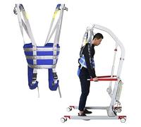 Harnais de levage patient corps entier, ceinture de marche assistée par le patient, harnais de levage avec accessoires de boucle, soins infirmiers, personnes âgées, handicapés (m)