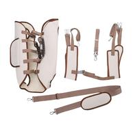 Harnais de Levage pour Animaux de Compagnie, Sac de Transport Respirant et Portable avec Laisse et Bretelles réglables pour Petits Chiens et Chats, Tissu Oxford léger, Mains Libres (M)