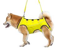 Harnais de levage pour chien - Harnais de soutien pour chien - Harnais de chaise pliable pour chien - Sangle de transport réglable facile à régler - Confortable à démonter - Pour les chiens âgés,