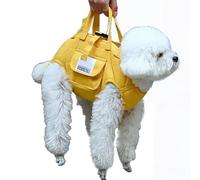 Harnais de levage pour chien - Harnais de soutien pour chiens | Sling de transporteur mains libres | Porte-épaule réglable avec poignées pour petits animaux de compagnie de marche quotidienne Vis