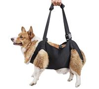 Harnais de levage pour chien, harnais de transport complet pour chien avec poignée, soutien total du corps pour chiens, harnais de levage réglable, rétractable et respirant (taille L)