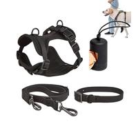 Harnais de levage pour chien - Harnais sans harnais pour chien de taille moyenne, harnais avec laisse pour chien | Collier sécurisé, ensemble de laisse pour chien tendance pour un usage quotidien