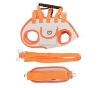Harnais de Levage pour Chien Respirant, Multifonctionnel, Tailles Petit et Moyen, Sac à Dos Orange - Confort Ergonomique, Tissu Oxford Ventilé, Usage Intérieur et Extérieur (M)