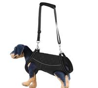 Harnais de levage pour chiens âgés - Gilet de voyage pour chien avec poignée - Support anti-fuite, adapté à la récupération, réglable pour pattes arrière faibles, course à pied, voiture, voyage