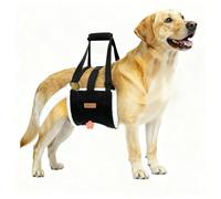 Harnais de levage pour chiens de grande taille - Support de jambe arrière réglable avec rembourrage et boucle fixe antidérapante à l'arrière, aide à la récupération de dysplasie de la hanche/ACL/TPLO