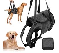 Harnais de levage réglable pour chien pour pattes arrière, animaux âgés et en convalescence (taille XL, gris foncé)