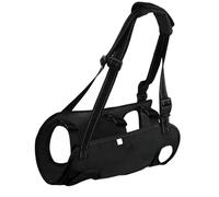 Harnais de levage XL pour chien - Noir - Support de transport pour chiens âgés ayant des problèmes de mobilité - Réglable pour les activités de rééducation