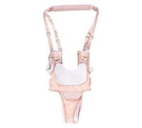 Harnais de Marche de Sécurité pour Bébé -Porte Bébé Aide à la Marche Bretelle Premier Pas Laisse Bébé Ceinture Anti Perdu pour Tout-Petit Marcheur de Sûreté Infantile(Rose)