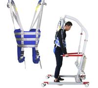 Harnais de marche debout - Harnais de marche assisté par le patient - Appareil d'entraînement à la marche pour aide à la rééducation - Conception de taille réglable - Pour harnais complet du corps h