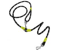 Harnais de Marche Main Libre pour Chien, Laisse Multifonctionnelle 3 Points pour 2 Chien, avec réfléchissant, pour Chien de Petite à Grande Taille pour Promenade, Dressage, Entraînement