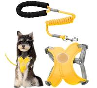 Harnais de marche pour chien | Gilet souple réglable pour chiot - Design réfléchissant - Accessoires de cadre en X avec corde pour randonnée en plein air - Parc de randonnée - Jogging - Voyage en