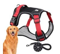 Harnais de marche pour chien - Kit de harnais pour chien, dites adieu à l'effort d'ajuster le harnais de votre chien - Harnais de poitrine pour chien - Harnais de traction