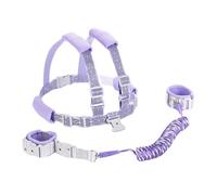 Harnais de marche réglable pour enfant avec verrou réfléchissant et lien de poignet confortable pour tout-petits
