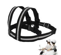 Harnais de moto pour - Ceinture de sécurité pour passager de moto | Sangle de siège de moto universelle antidérapante pour, design réfléchissant visible