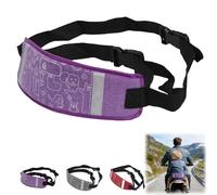 Harnais de moto pour enfants, ceinture de sécurité réglable pour enfants avec sangle réfléchissante, équipement de protection de voyage pour moto pour enfants sur les vélos et scooters (violet)