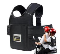 Harnais de moto pour - Entourage de ceinture de sécurité pour moto fixe - Ceinture de sécurité avec sécurité réfléchissante pour de 2 à 12 ans de moins de 30 kg