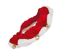 Harnais de Noël pour chien - Accessoire festif pour chats - Joli collier de Noël pour animaux de compagnie avec clochette pour extérieur, intérieur, mariage, fête et dressage