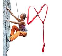 Harnais de poitrine Mountaineer - Ceinture d'épaule multifonction, sangle solide renforcée, équipement de support à boucle sécurisée, sangle de répartition du poids confortable | Formation en rappel